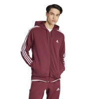 adidas Essentials French Terry 3-Stripes Full-Zip Hoodie Ανδρική Ζακέτα IS1365