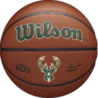 Wilson NBA Team Alliance Milwaukee Bucks Μπάλα Μπάσκετ WTB3100XBMIL